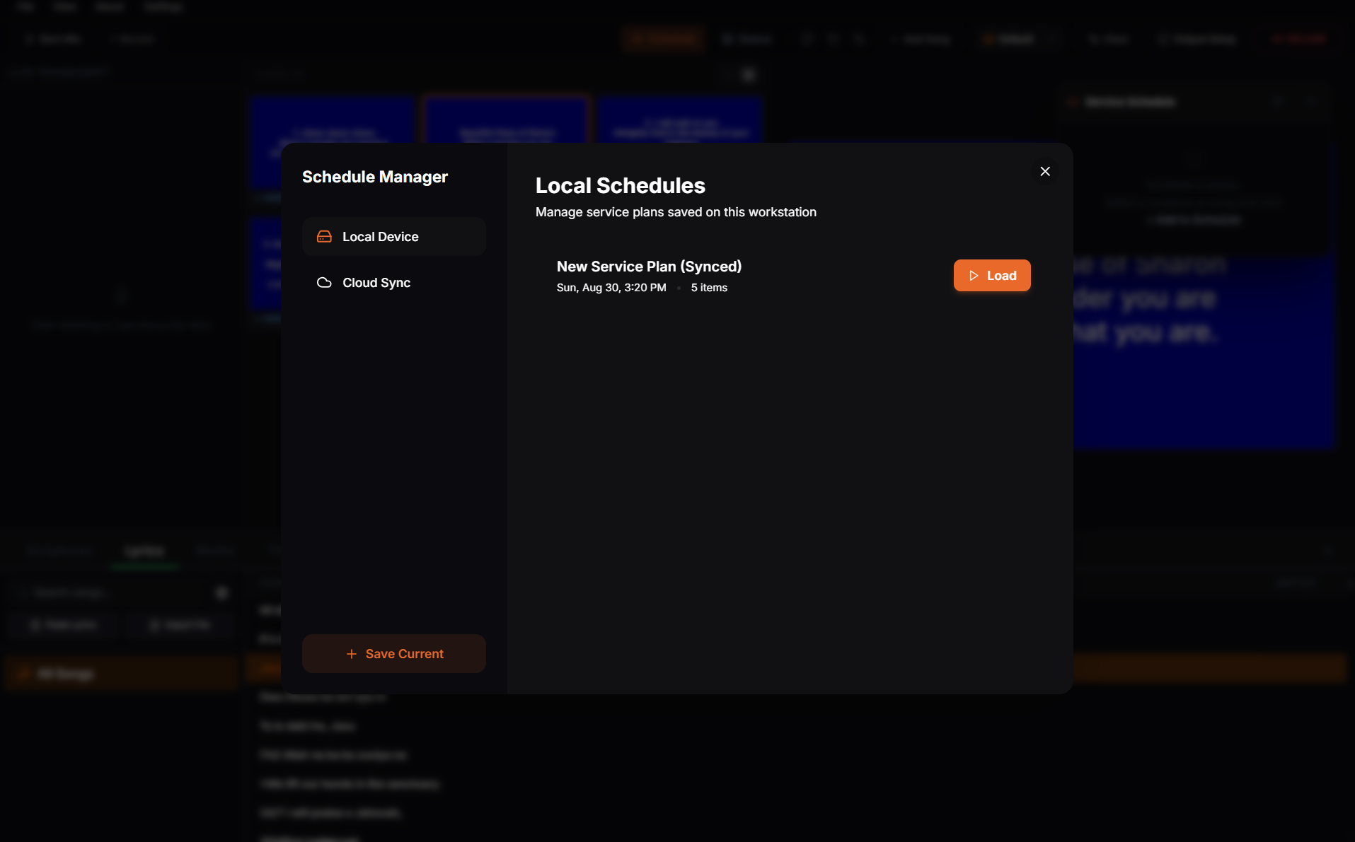 Service Scheduling